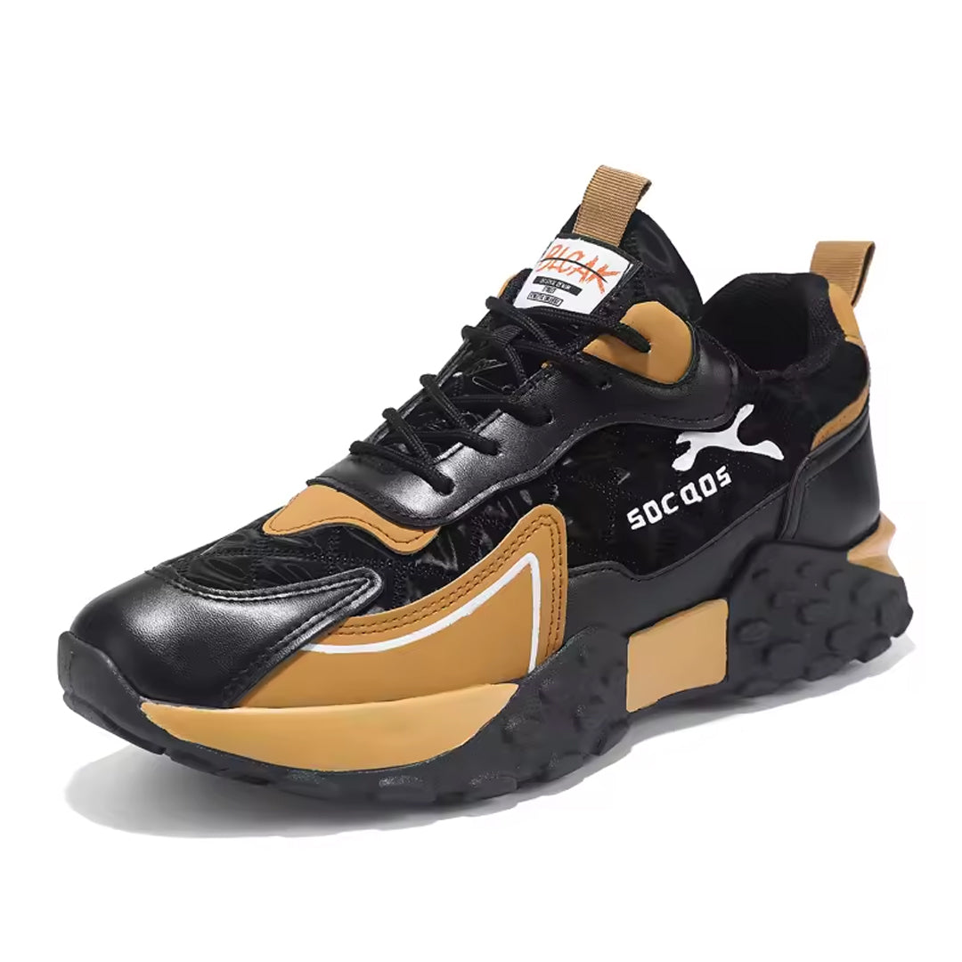 High quality breathable sports shoes, comfortable sports casual cotton pu fabric men's shoes