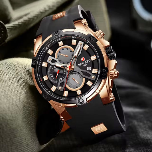 Reward Best chronograph Multiple Dial Watch for men sports New Design oem Luxury Auto Date Movt quartz watch Reloj Hombre