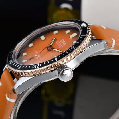 Luxury Oris Wathc Strap Delicate Three Hand Dial Reproduction Fashion Casual Green Black Good Quality Mens Quartz Watch