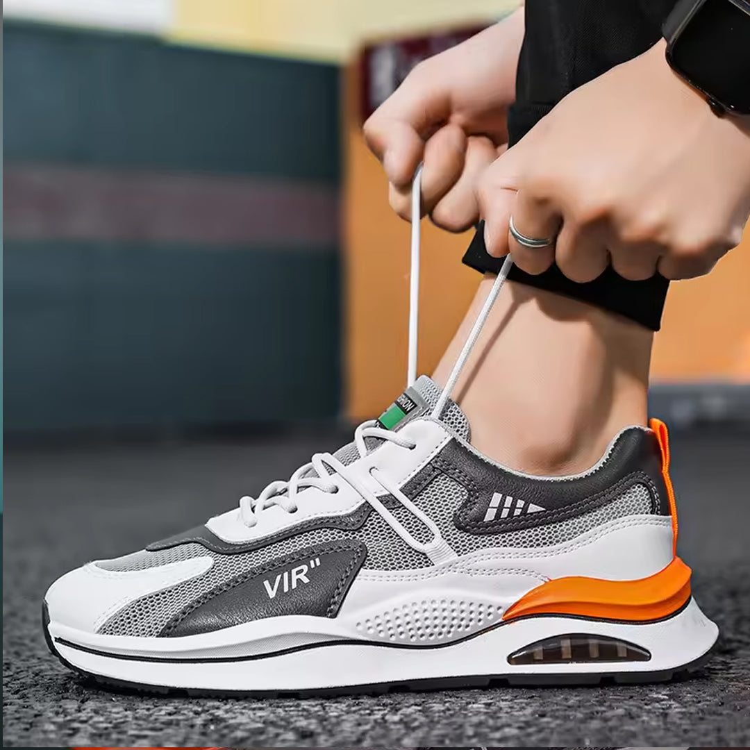 Latest design customize logo casual shoes men's black leisure sneakers sport