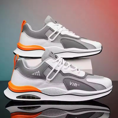Latest design customize logo casual shoes men's black leisure sneakers sport
