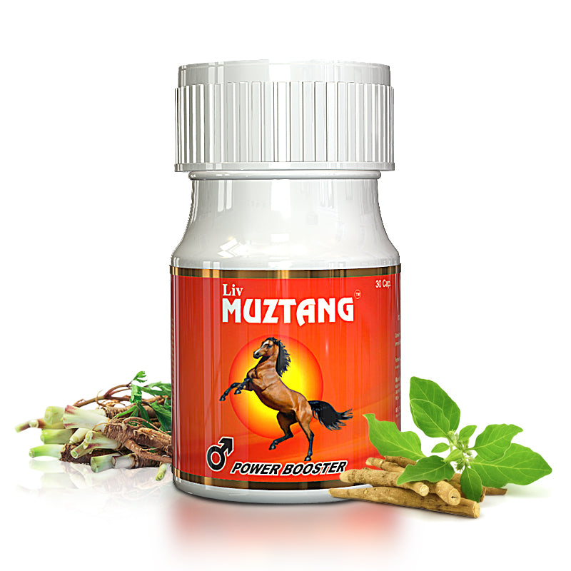 Liv Muztang Power Booster Capsule, Increase Stamina, Power & Endurance, Increase Confidence and Intimacy, Increase Libido