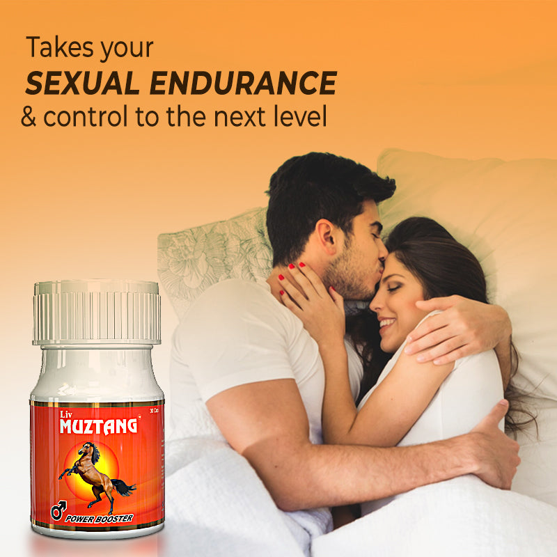 Liv Muztang Power Booster Capsule, Increase Stamina, Power & Endurance, Increase Confidence and Intimacy, Increase Libido
